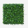 Siepe artificiale realistica pannello 3D giardino 100x100cm Farnuk Sconti