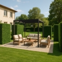 Siepe artificiale recinzione106x33x208cm sempreverde gardenia Vernas Offerta