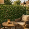 Siepe artificiale da giardino traliccio estensibile 200x100cm Salix Offerta