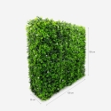Siepe artificiale 108x33x106cm bosso sempreverde da giardino Ulmut Sconti