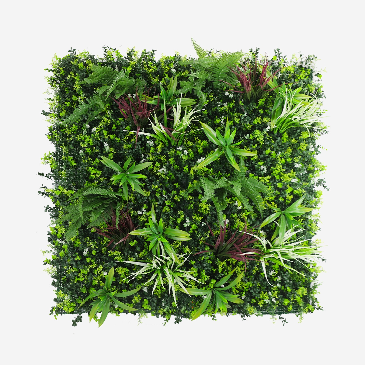 Siepe artificiale 100x100cm pianta 3D realistica balcone giardino Briux Promozione
