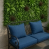 Siepe artificiale 100x100cm pianta 3D realistica balcone giardino Briux Offerta