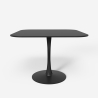 Tavolo quadrato stile Goblet bordi arrotondati sala da pranzo cucina bar Lillium 100
