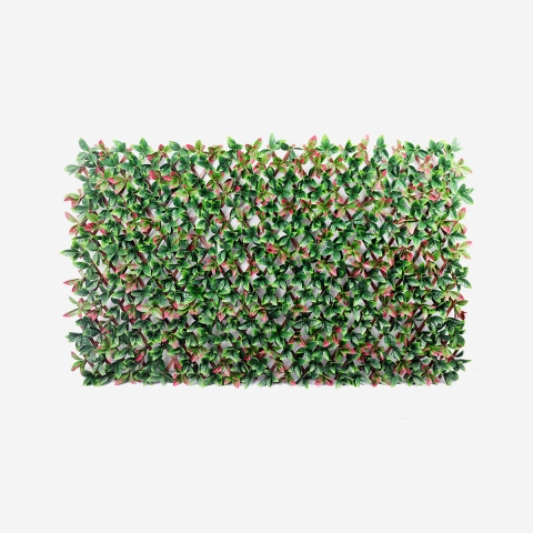 Siepe artificiale 200x100cm photinia giardino traliccio estensibile Ivoss Promozione