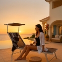 Stock 20 Lettini spiaggia mare prendisole alluminio Santorini Limited Edition Saldi