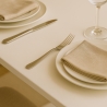 Tavolo quadrato design stile Goblet bar cucina sala da pranzo Lillium 80 Misure