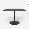Tavolo quadrato design stile Goblet bar cucina sala da pranzo Lillium 80 Sconti