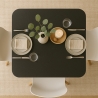 Tavolo quadrato design stile Goblet bar cucina sala da pranzo Lillium 80 