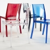 18 Sedie B-Side Grand Soleil per bar trasparenti offerta stock 