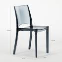 18 Sedie B-Side Grand Soleil per bar trasparenti offerta stock 