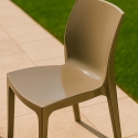 Sedie per cucina e bar Ice Grand Soleil in polipropilene impilabile Catalogo