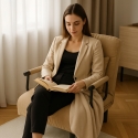 Poltrona letto brandina pieghevole in tessuto Deborah Catalogo