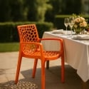 Sedie polipropilene braccioli giardino bar Grand Soleil Gruvyer Arm Saldi