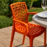 Sedie polipropilene braccioli giardino bar Grand Soleil Gruvyer Arm Catalogo