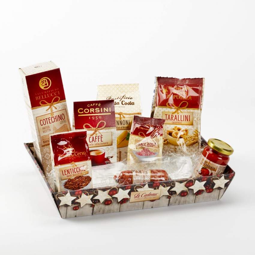 Cesto Pacco Regalo Di Natale Per Aziende E Privati Caffè Pasta Cotechino Piemonte