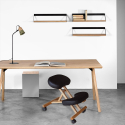 Sedia ergonomica posturale sgabello svedese legno ufficio Balancewood Acquisto