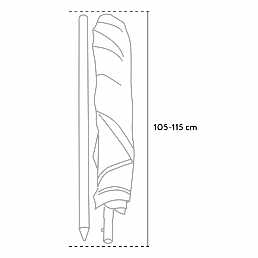 Ombrellone mare spiaggia cotone 200 cm Taormina Colore: Fantasia Mare 5