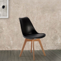 stock 20 sedie con cuscino design scandinavo Tulipan nordica per bar e ristoranti 