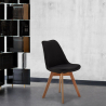 sedie con cuscino tessuto design scandinavo Goblet per cucina e bar nordica plus 