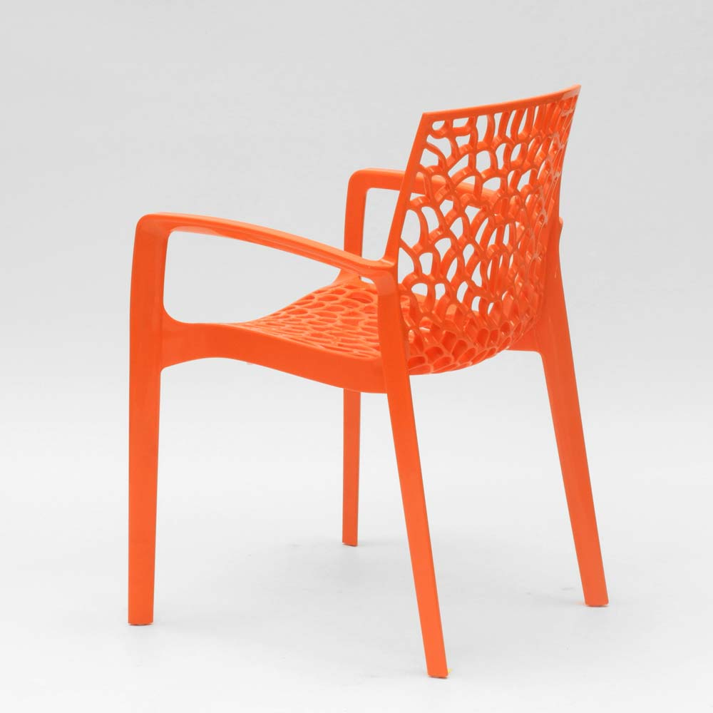 miniature 36  - Chaise en polypropylène accoudoirs jardin café Grand Soleil Gruvyer Arm