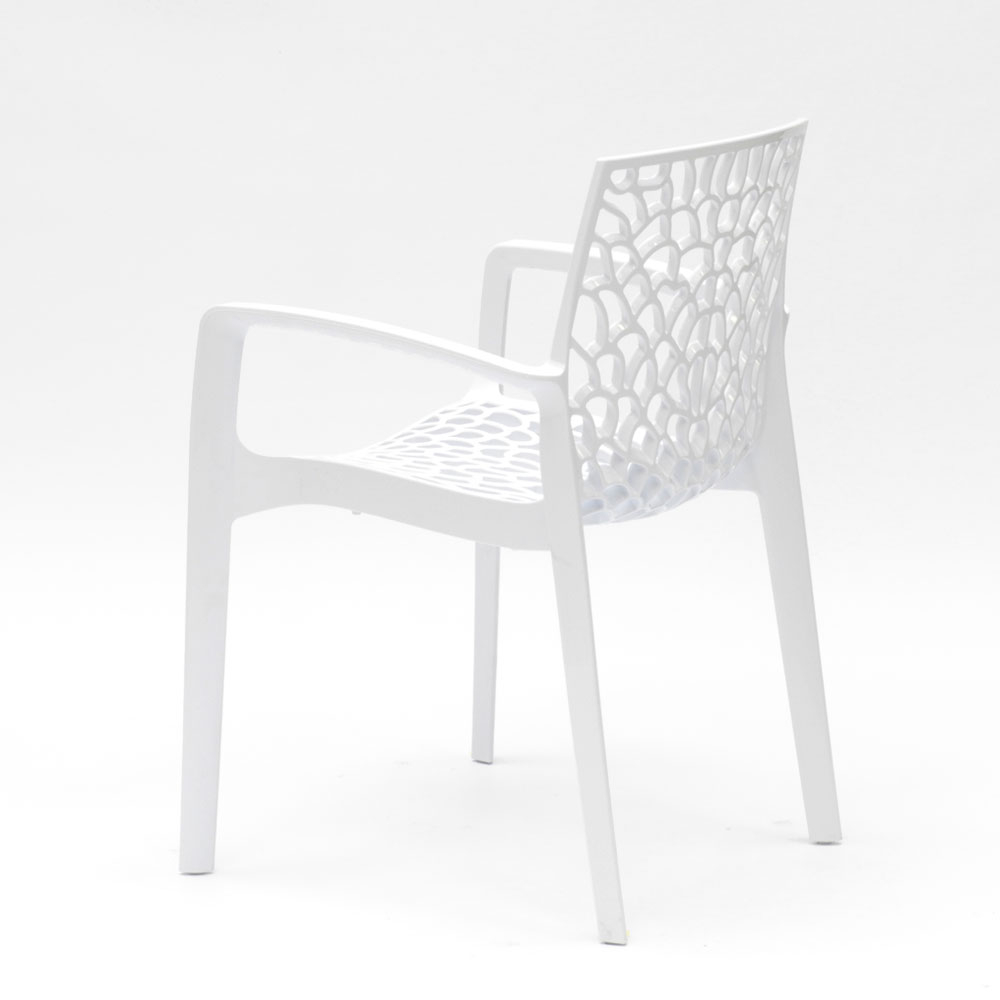 miniature 16  - Chaise en polypropylène accoudoirs jardin café Grand Soleil Gruvyer Arm