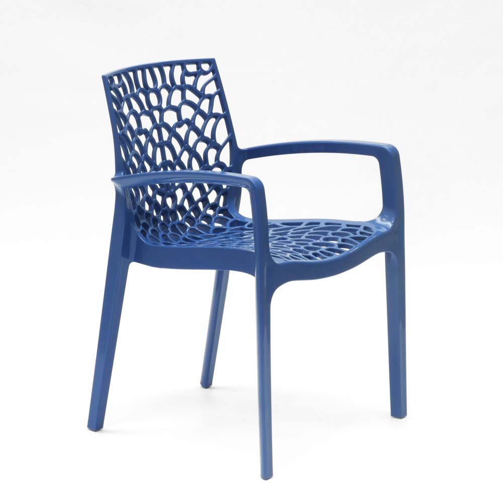 miniature 95  - Chaise en polypropylène accoudoirs jardin café Grand Soleil Gruvyer Arm