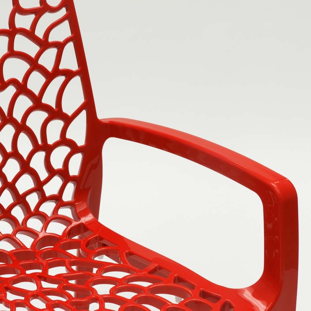 miniature 67  - Chaise en polypropylène accoudoirs jardin café Grand Soleil Gruvyer Arm