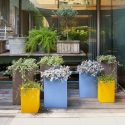 Vaso per piante rettangolare design moderno Base Pot 40 Slide