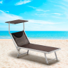 4 Lettini spiaggia mare prendisole in alluminio Santorini Limited Edition Costo