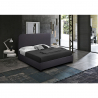 Letto francese una piazza e mezza in tessuto con rete 120x190 Zurich Offerta