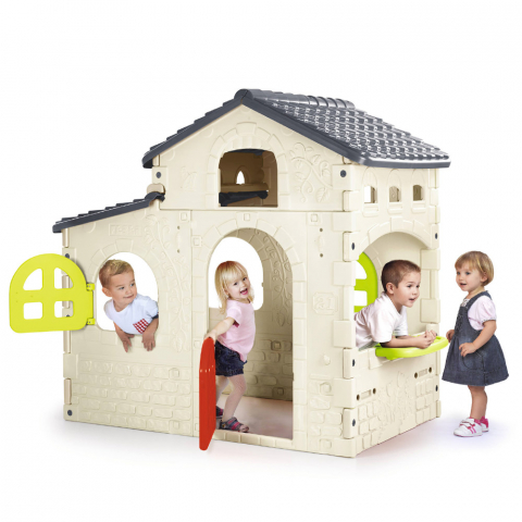 Casa Casetta per bambini da gioco in plastica Candy House Feber