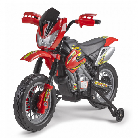 Minimoto da cross enduro elettrica per bambini Motorbike Cross 6V Feber