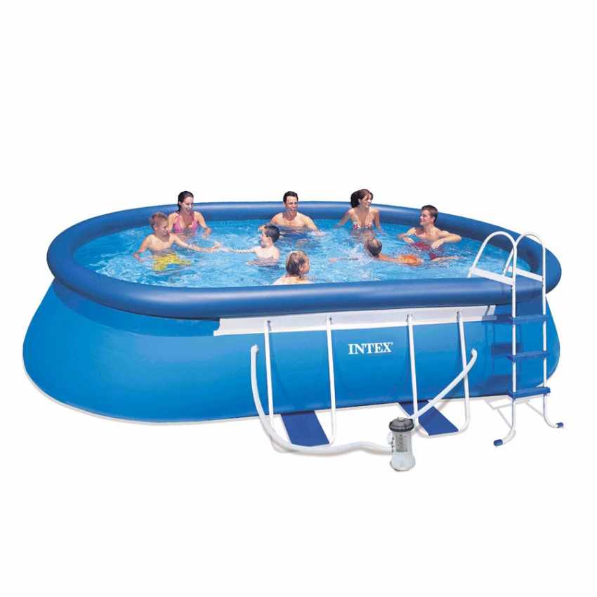 Piscine Hors Sol Autoportante Intex 26192 Ex 28192 Oval Frame Ovale