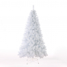 Albero di Natale artificiale bianco 180 cm design tradizionale classico Gstaad