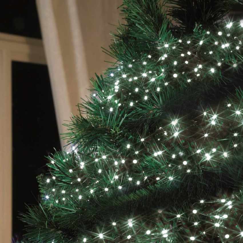 Esterni Bianco Freddo Albero di Natale Catena Luminosa di Filo di Rame 12M 100 LED NEXVIN Luci Natale Esterno Solare Luci Stringa Solare Impermeabile IP65 per Decorazione Giardino 