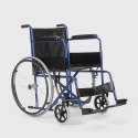 Sedia a rotelle pieghevole disabili anziani acciaio 15 kg Violet Scelta