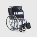 Sedia a rotelle pieghevole disabili anziani acciaio 15 kg Violet Caratteristiche