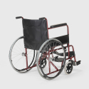 Sedia a rotelle pieghevole disabili anziani acciaio 15 kg Violet 