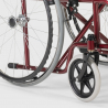 Sedia a rotelle pieghevole disabili anziani acciaio 15 kg Violet 