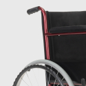 Sedia a rotelle carrozzina pieghevole 15 kg disabili e anziani Lily Misure