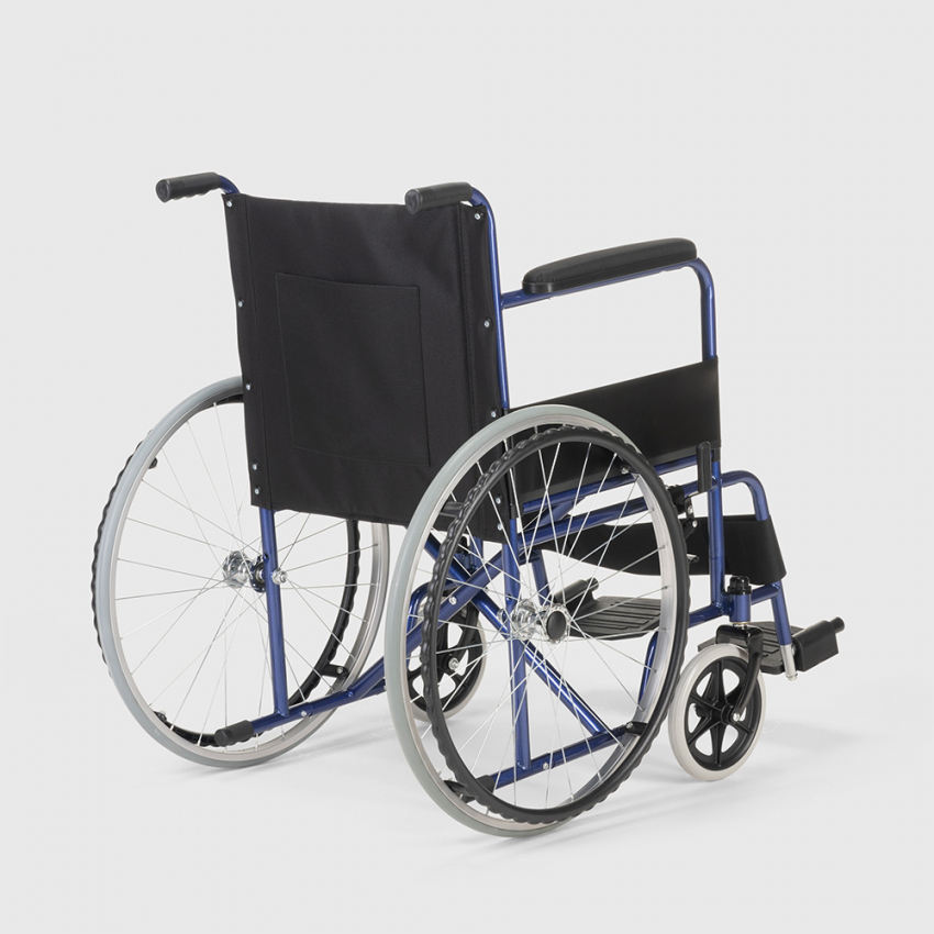 Sedia a rotelle carrozzina pieghevole 15 kg disabili e anziani Lily