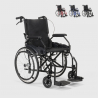 Sedia a rotelle alluminio carrozzina pieghevole leggera anziani Dasy Offerta