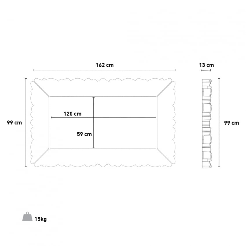 Cornice da parete decorativa di design Frame of Love by Slide