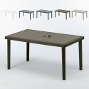 Tavolo Poly rattan rettangolare 150x90 Grand Soleil Boheme Stock