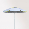 Ombrellone mare spiaggia 220 cm alluminio antivento protezione uv Roma Modello
