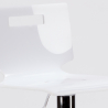 Sgabello per bar e cucina acciaio cromato San José Design Moderno Acquisto