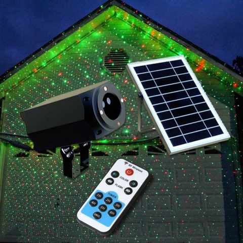 Proiettore Luci Natalizie Led.Proiettore Laser Luce Nataliza Luminaria Led Energia Solare Christmas