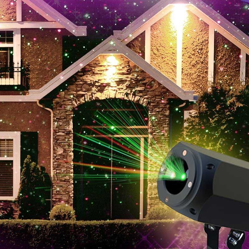 luci di natale proiettore laser led