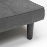 Divano Letto Design in tessuto 2 Posti per casa e ufficio Giada 