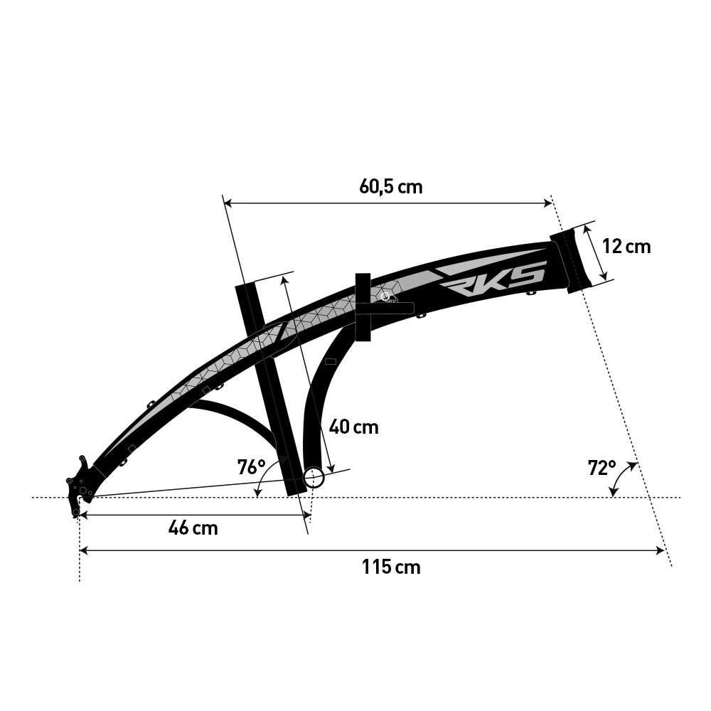 Bici bicicletta elettrica ebike pieghevole Tnt10 Rks Shimano - Foto 30 di 30